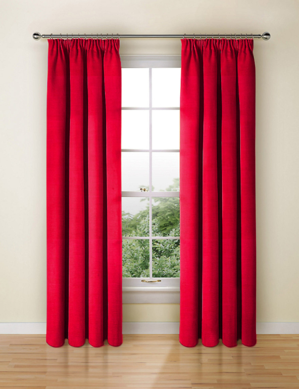 Made To Measure Curtains Linoso Cranberry A