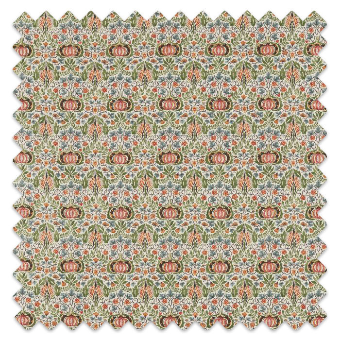 Swatch of Little Chintz Olive/Ochre