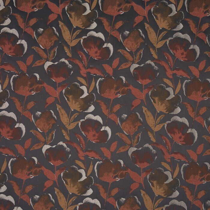 Lotus Midnite Fabric by Prestigious Textiles