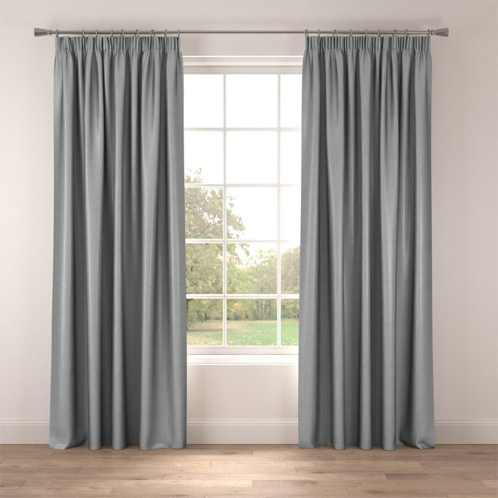 Curtains in Lunar Silver by Belfield Home