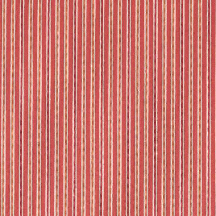 Melford Stripe Rowan Berry Fabric by Sanderson