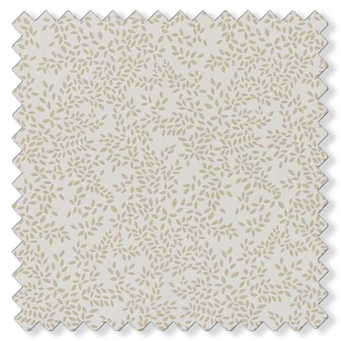 Swatch of Metallic Leaves Oyster by Sara Miller