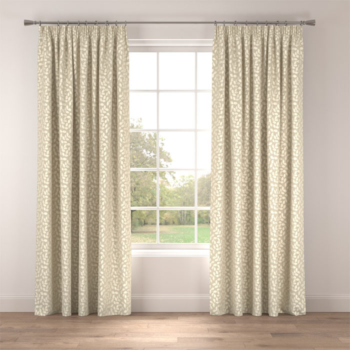 Curtains in Milton Stone by Belfield Home