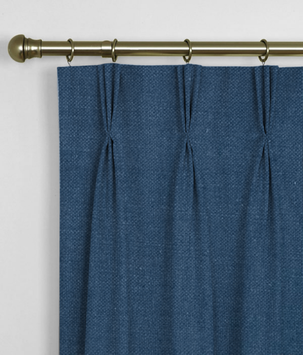 Pinch Pleat Curtains Nantucket Denim