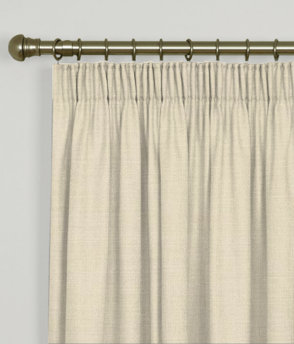 Pencil Pleat Curtains Nantucket Stone