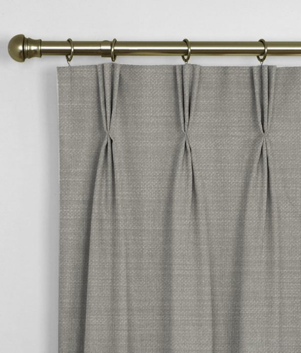 Pinch Pleat Curtains Nantucket Storm