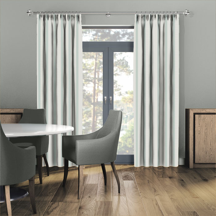 Curtains in Newport Aqua by iLiv