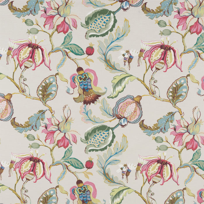 Oleander Chintz Fabric by Bill Beaumont