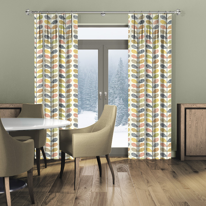 Curtains Orla Kiely Scribble Stem Multi