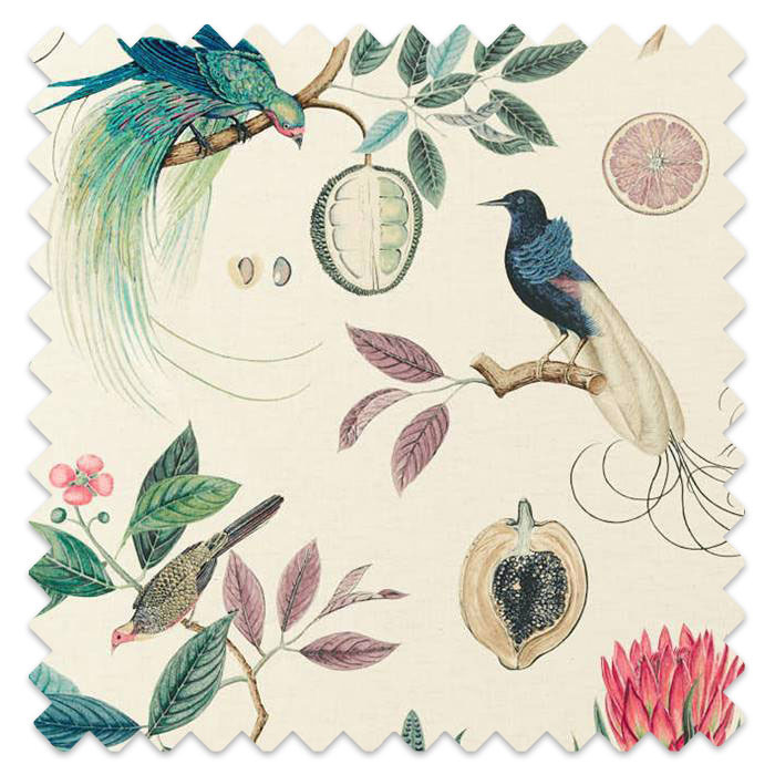 Swatch of Paradesia Fig/Indigo