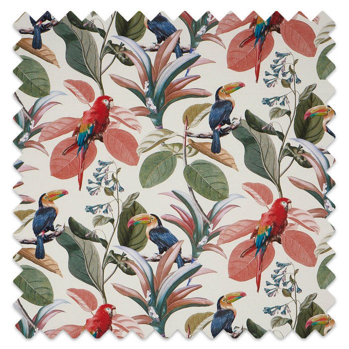 Swatch of Parakeet Papaya by Prestigious Textiles