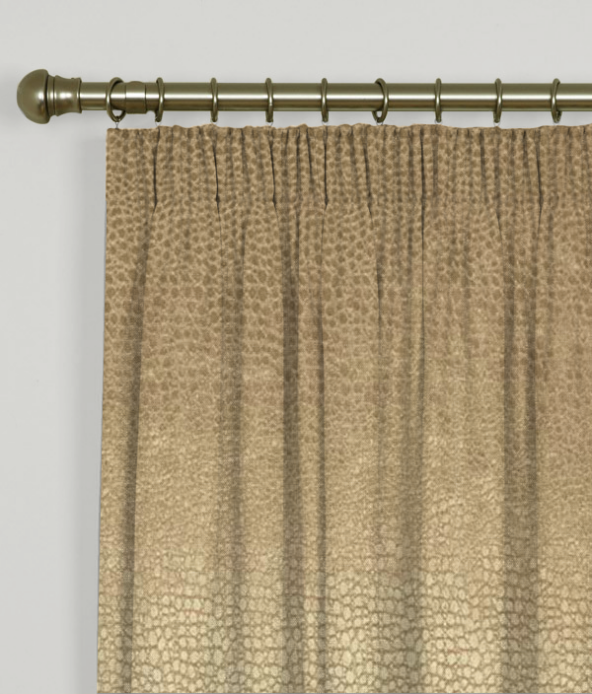 Pencil Pleat Curtains Pulse Velvet Antique