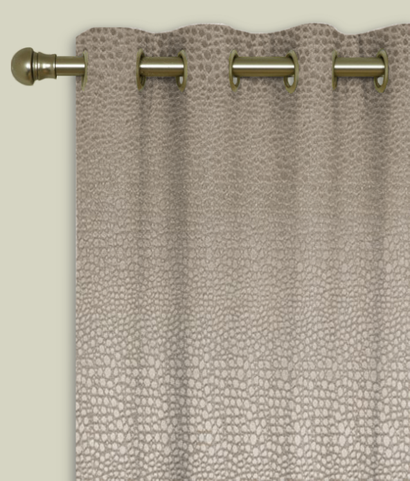 Eyelet Curtains Pulse Velvet Ash