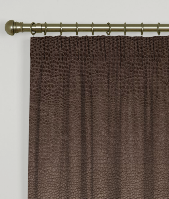 Pencil Pleat Curtains Pulse Velvet Espresso