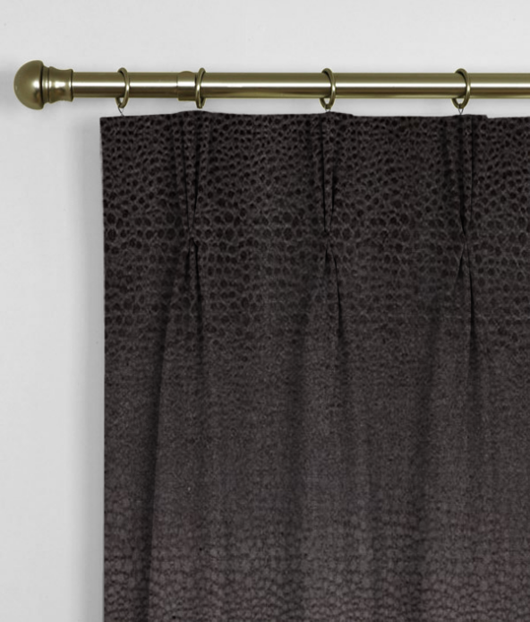 Pinch Pleat Curtains Pulse Velvet Jet