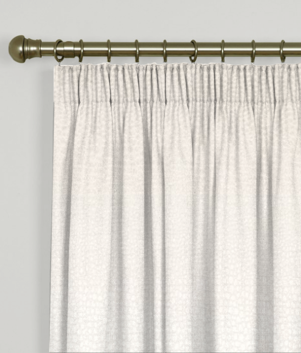 Pencil Pleat Curtains Pulse Velvet Pearl