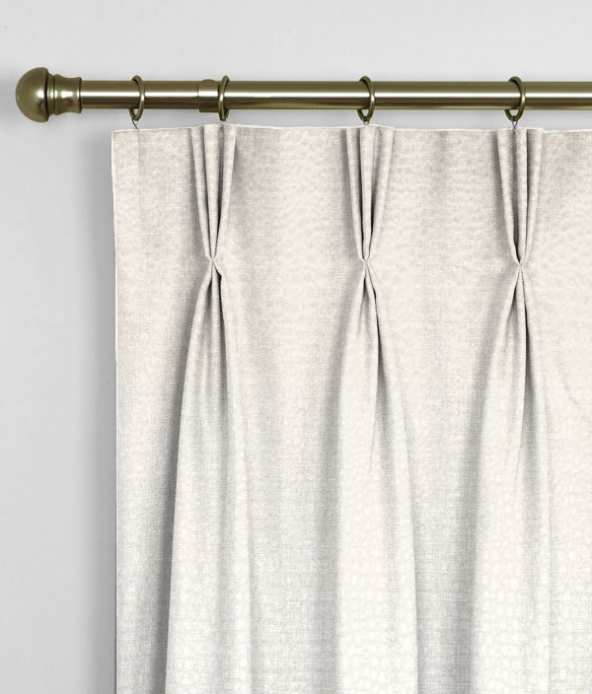 Pinch Pleat Curtains Pulse Velvet Pearl