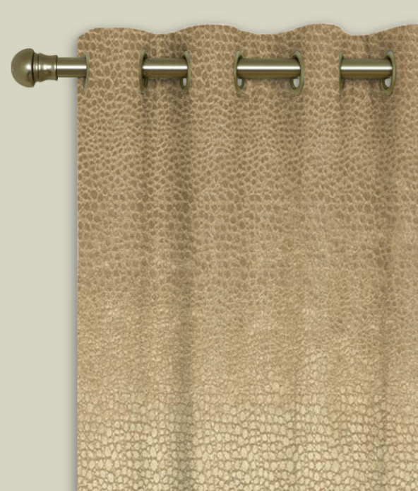 Eyelet Curtains Pulse Velvet Pistachio