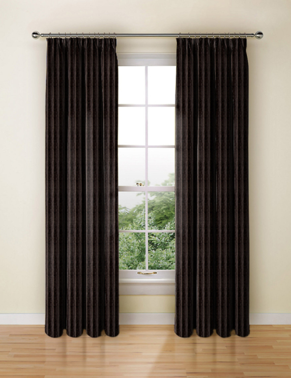 Rhythm Velvet Charcoal Made To Measure Curtains