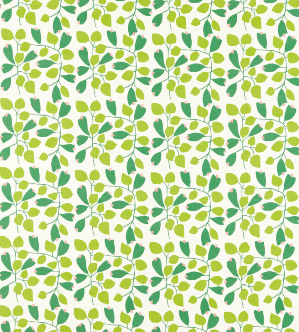 Rosehip Mint Leaf Zest Fabric by Scion