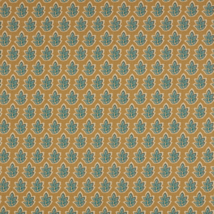Roshni Ochre Fabric by iLiv