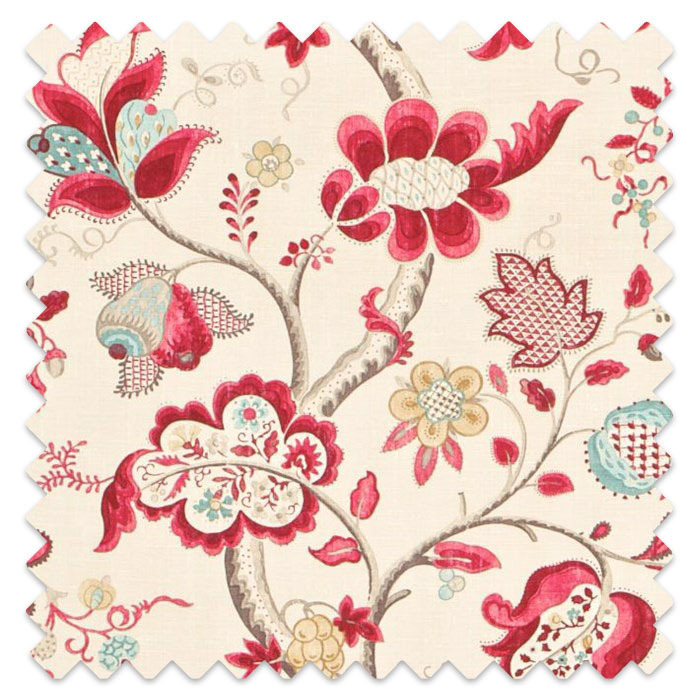 Swatch of Roslyn Berry/Slate