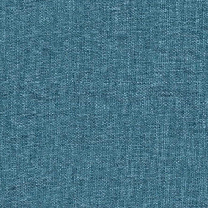 Rue Linen Petrol Fabric by Sanderson