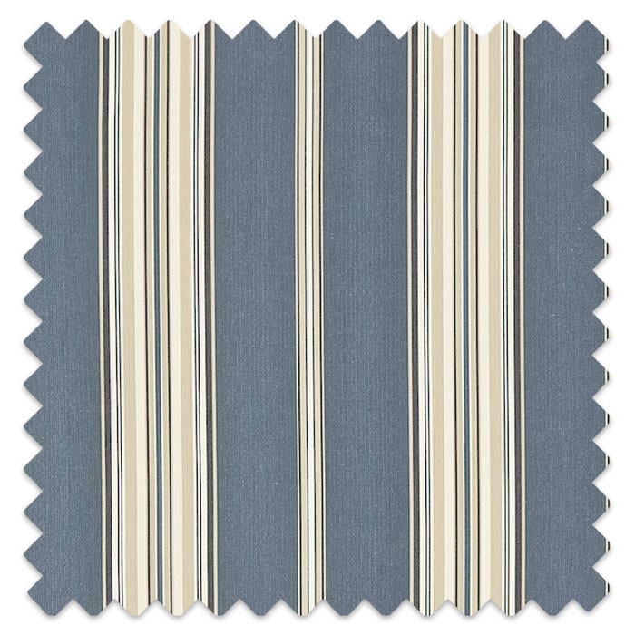 Swatch of Saxon Indigo/Biscuit