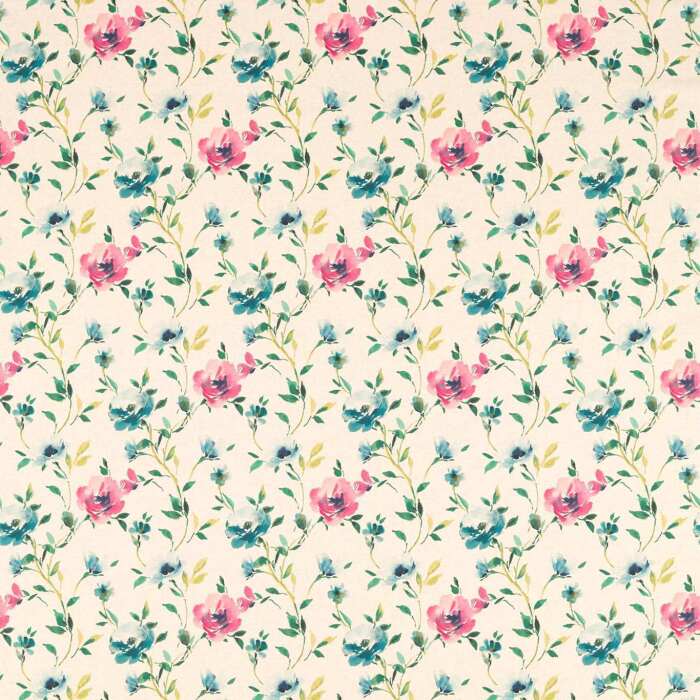 Serena Linen Forest Fabric by Clarke And Clarke