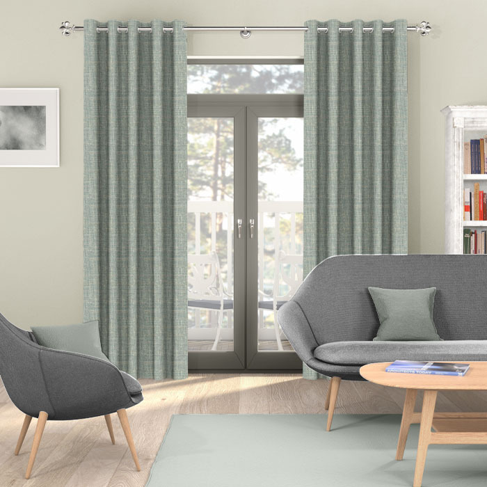 Curtains in Silva Teal