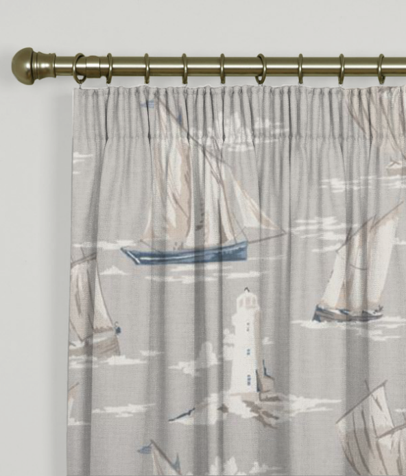 Pencil Pleat Curtains Skipper Mist