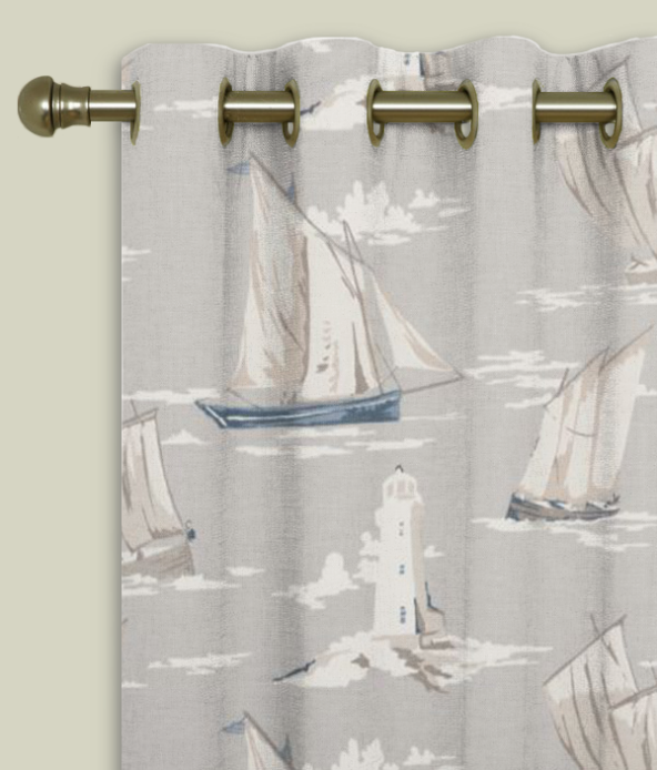 Eyelet Curtains Skipper Mist