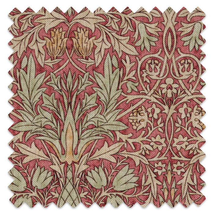 Swatch of Snakeshead Wine by William Morris