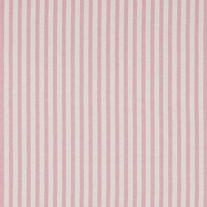 Sorilla Stripe Rose Linen Fabric by Sanderson