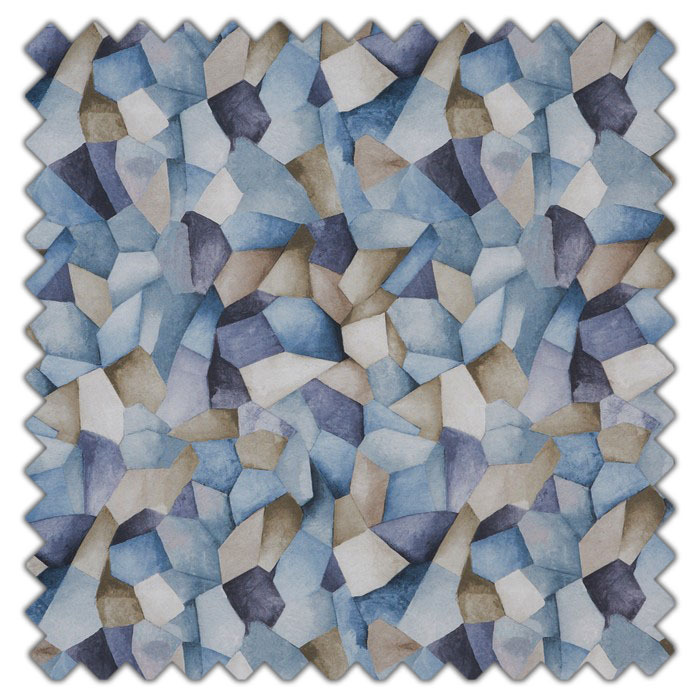 Swatch of Statue Indigo by Prestigious Textiles