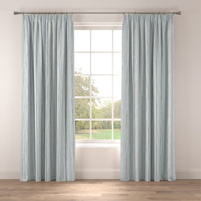Curtains in Stefano Silver by Belfield Home