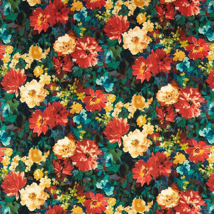Tahiti Outdoor Midnight Fabric by Clarke And Clarke