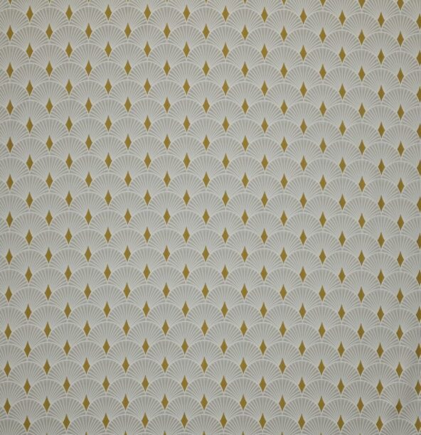 Tamara Ochre Fabric by Ashley Wilde