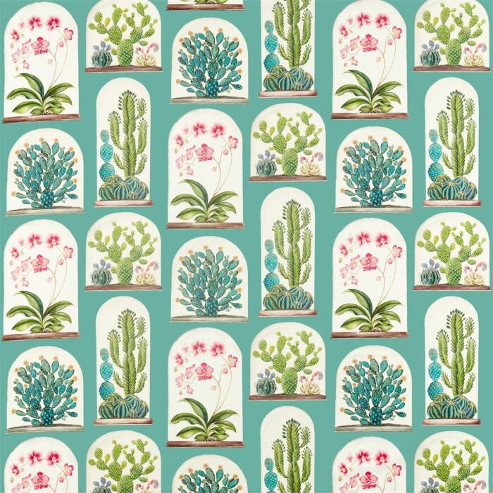Terrariums Eucalyptus/Bengal Fabric by Sanderson