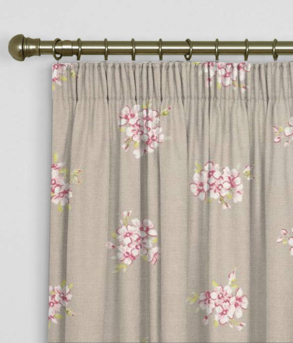 Pencil Pleat Curtains Tilly Taupe