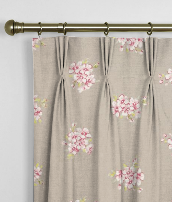 Pinch Pleat Curtains Tilly Taupe