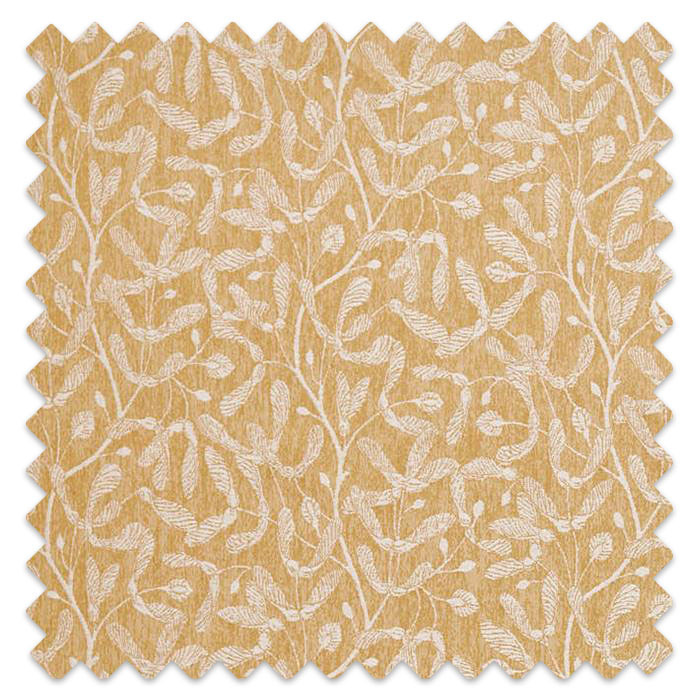 Swatch of Trailing Sycamore Weave Ochre