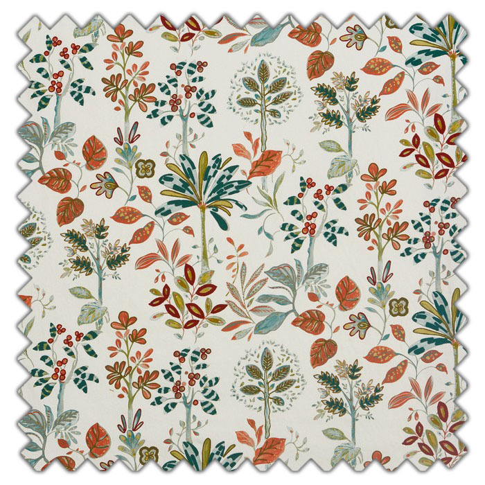 Swatch of Tree Of Life Tiger Lily by Prestigious Textiles