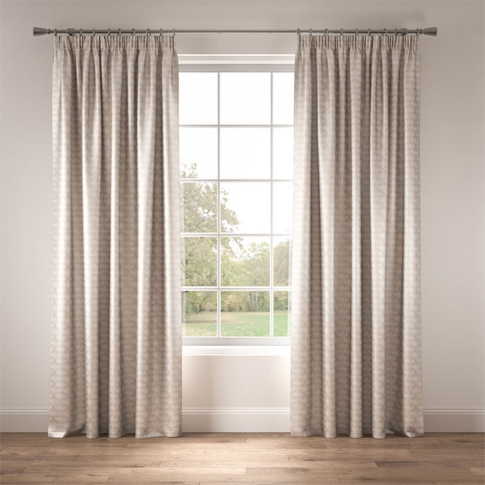 Curtains in Verona Silver by Belfield Home