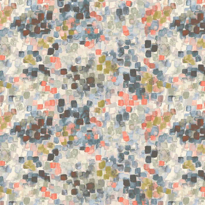 Vicente Rose Water Fabric by Voyage