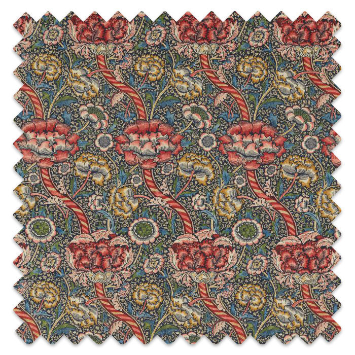 Swatch of Wandle Indigo/Carmine