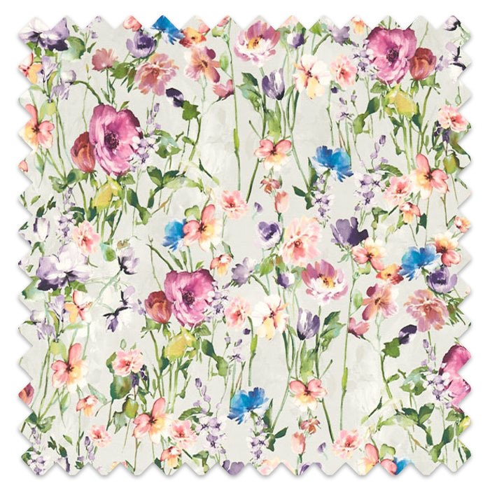 Swatch of Wild Meadow Damson by Clarke And Clarke