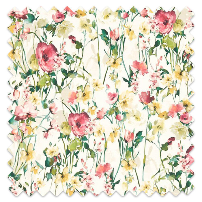 Swatch of Wild Meadow Ivory by Clarke And Clarke