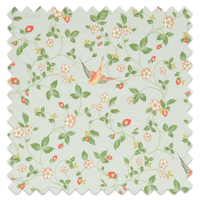 Swatch of Wild Strawberry Dove Linen by Clarke And Clarke