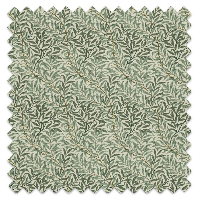 Swatch of Willow Boughs Cream/Green